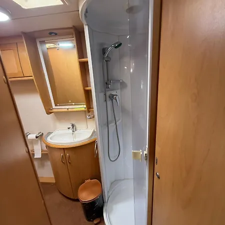 Camping Caravan On The *